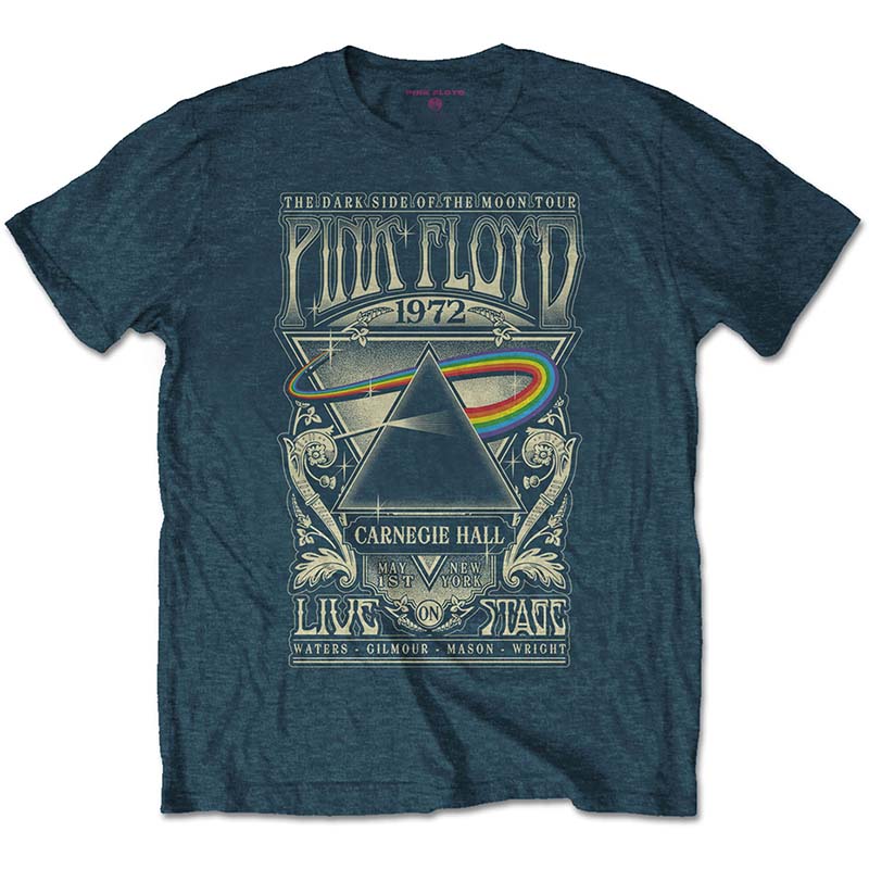 Pink Floyd T-Shirt - Carnegie Hall Poster (Unisex)
