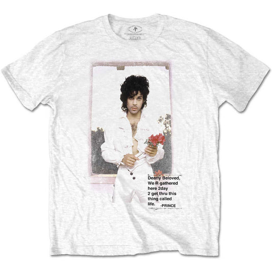 Prince T-Shirt - Portrait With a Flower (Unisex)