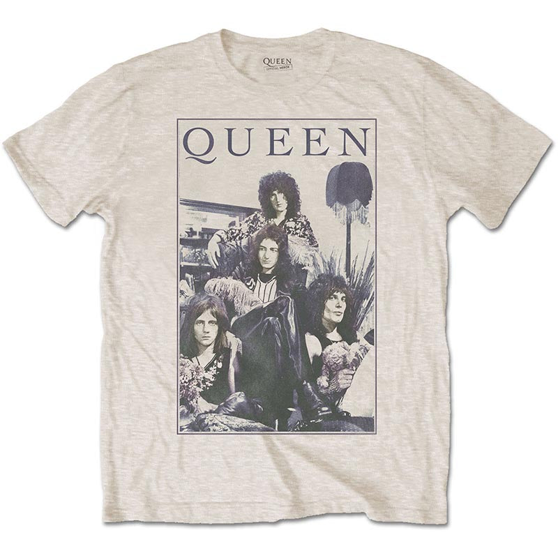 Queen T-Shirt - Band's Vintage Portrait Illustration (Unisex)