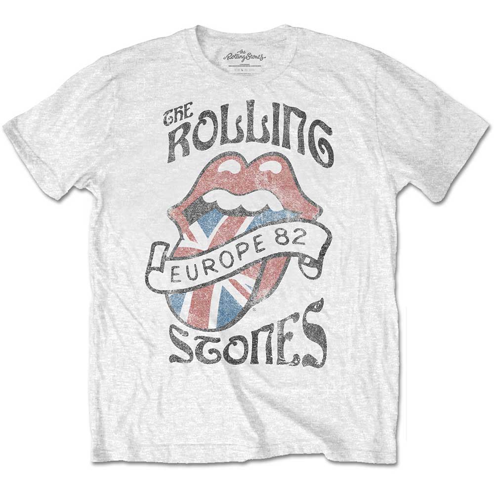 The Rolling Stones T-Shirt - Europe '82 Vintage Style (Unisex)