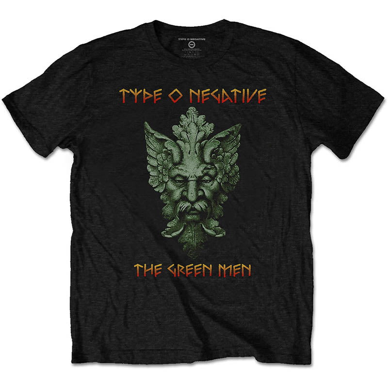 Type O Negative T-Shirt - The Green Man With Back Print (Unisex) - Front