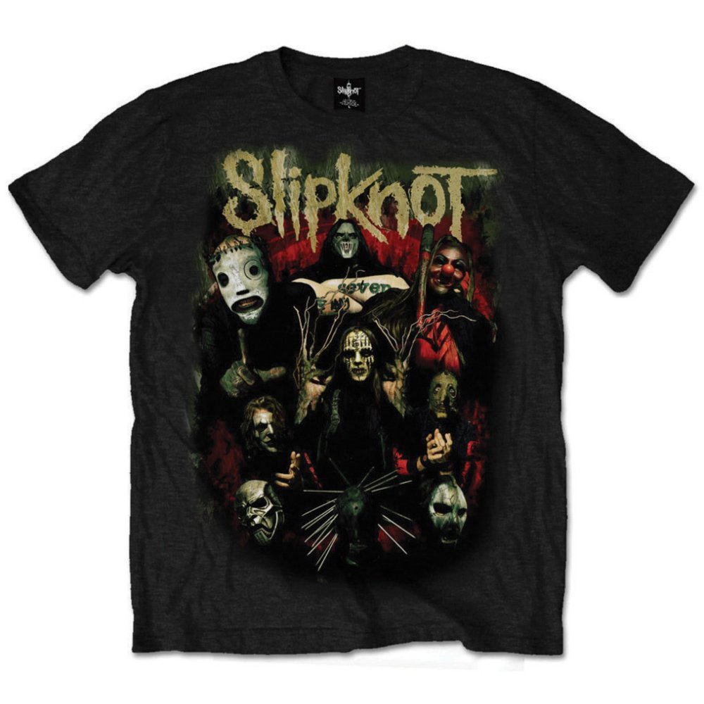 Slipknot T-Shirt - Come Play Dying With Back Print (Unisex) - Front