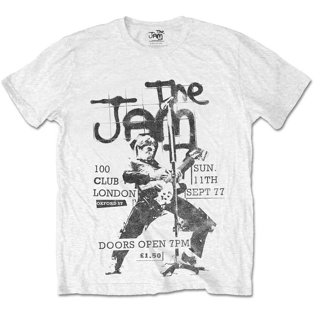 The Jam T-Shirt - 100 Club, 1977 (Unisex)