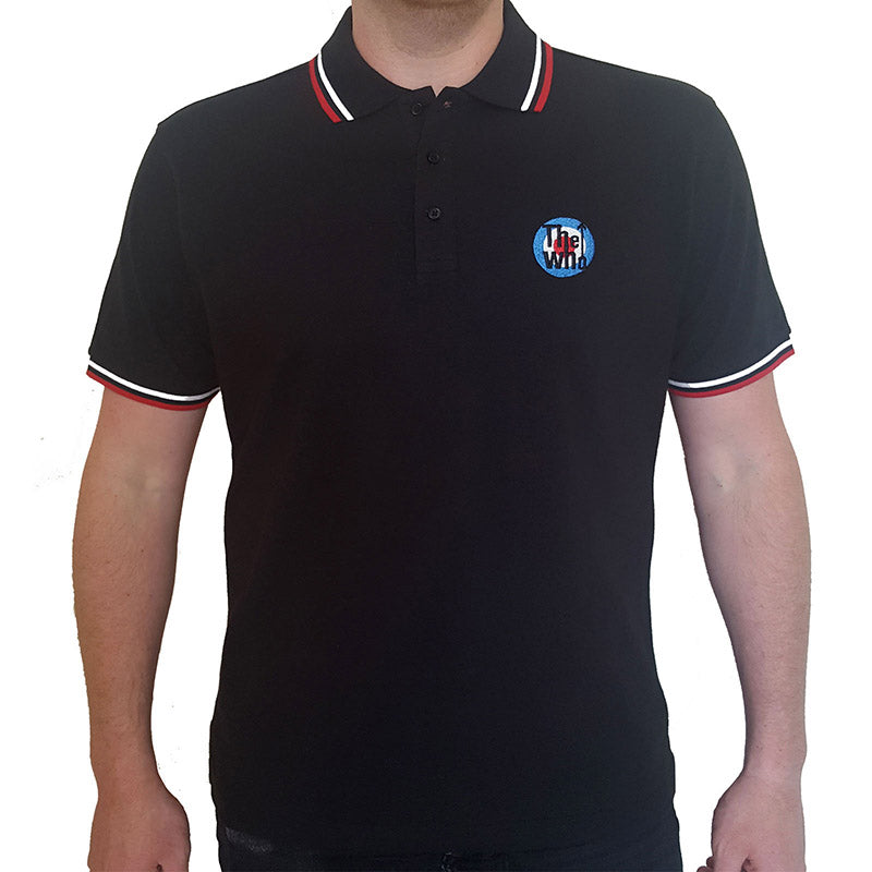 Model wearing The Who Polo Shirt - Target Logo (Unisex)