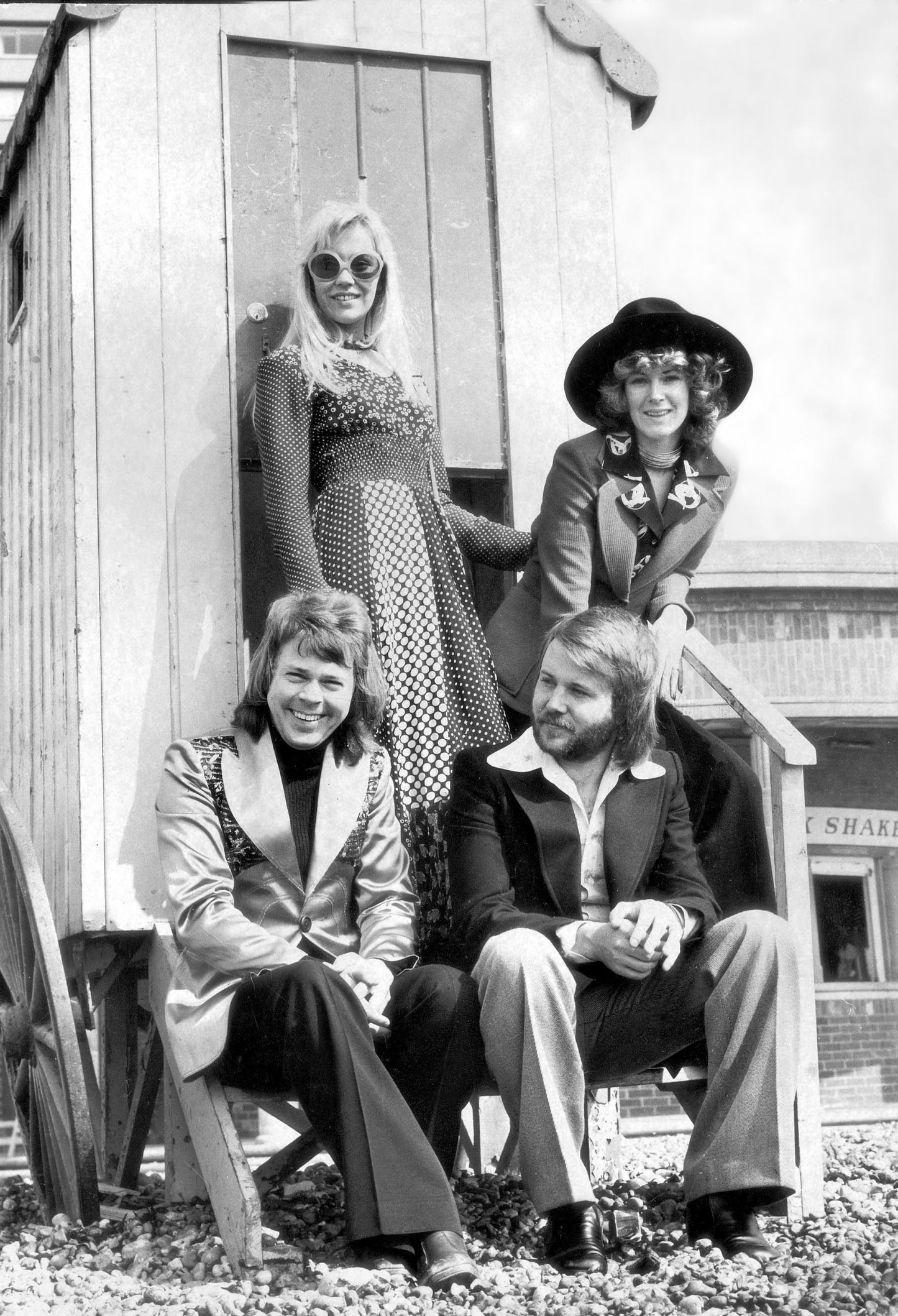 ABBA - Smiling in the Countryside, 1974 Print