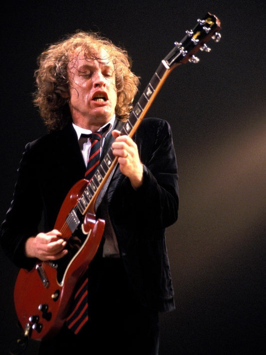 AC/DC - Angus Young Rocking a Guitar Solo, Australia, 2007 Poster