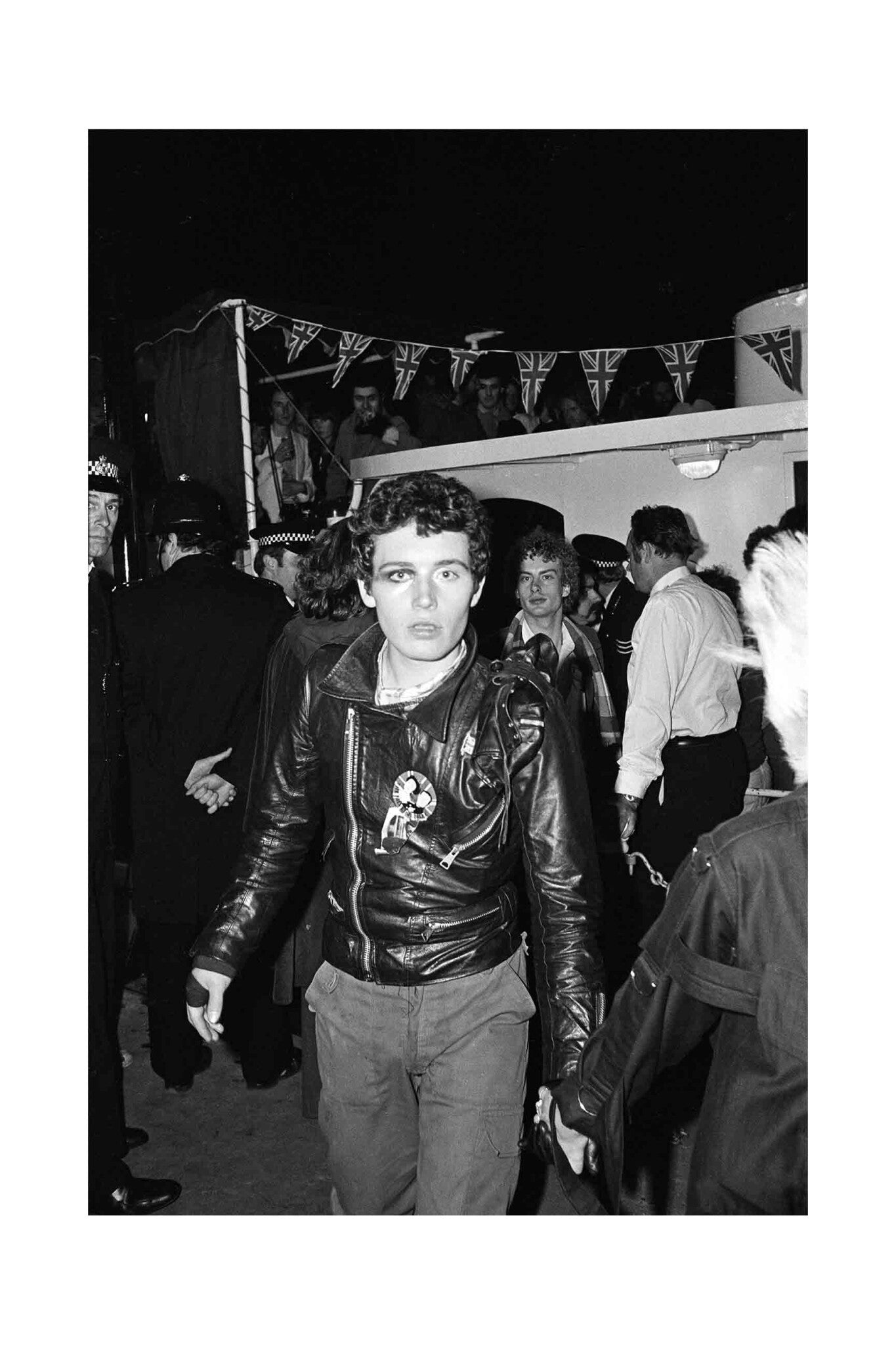 Adam Ant - At the Sex Pistols Boat Party, England, 1977 Poster