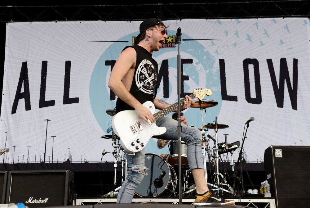 All Time Low - Alex Gaskarth Screaming On Stage, Australia, 2015 Poster (5/5)