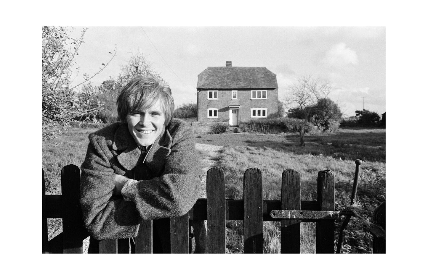 Billy Fury - Outside His Farm Near Kent, England, 1967 Print