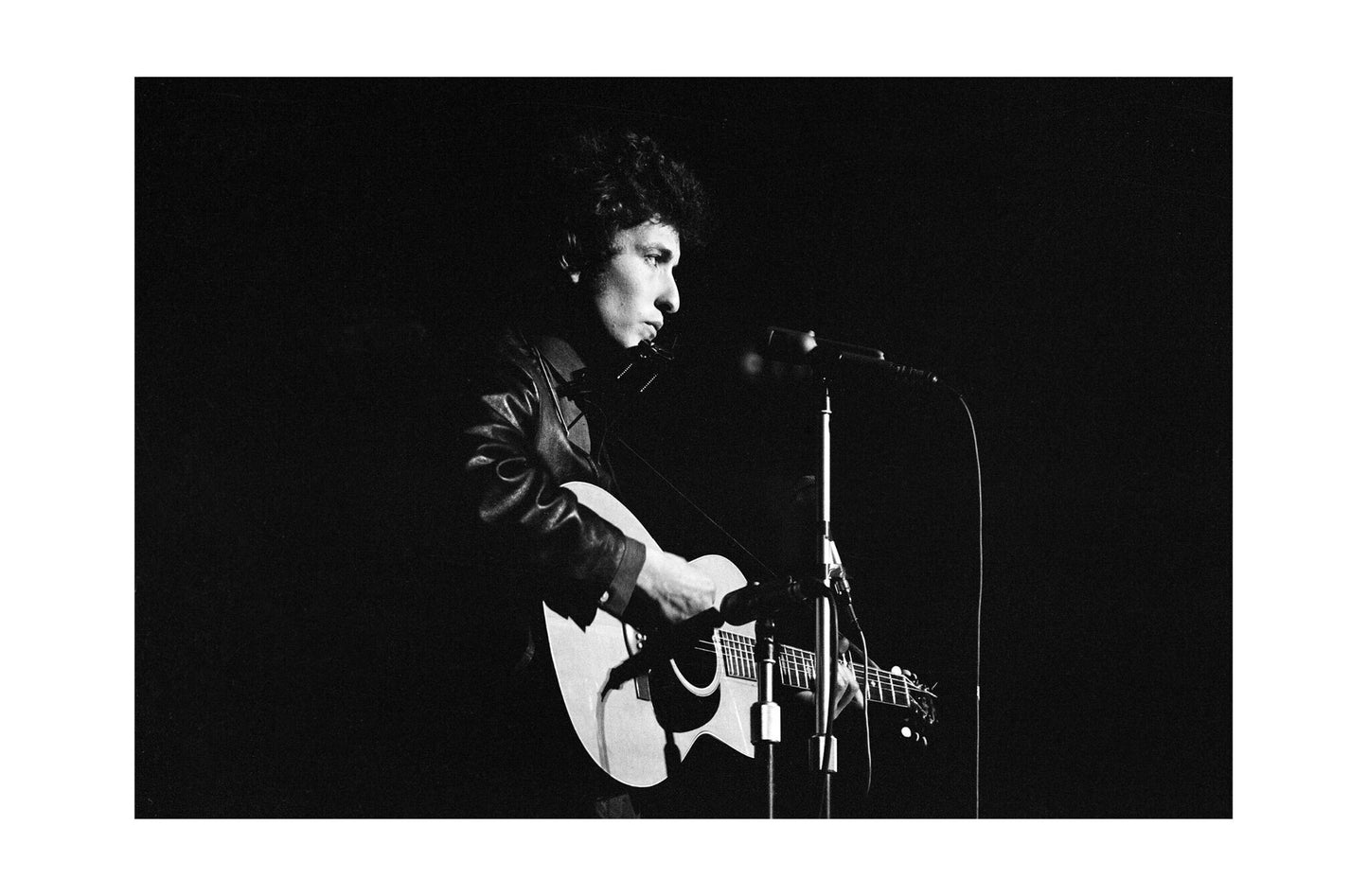 Bob Dylan - On Stage at London's Royal Albert Hall, 1965 Print