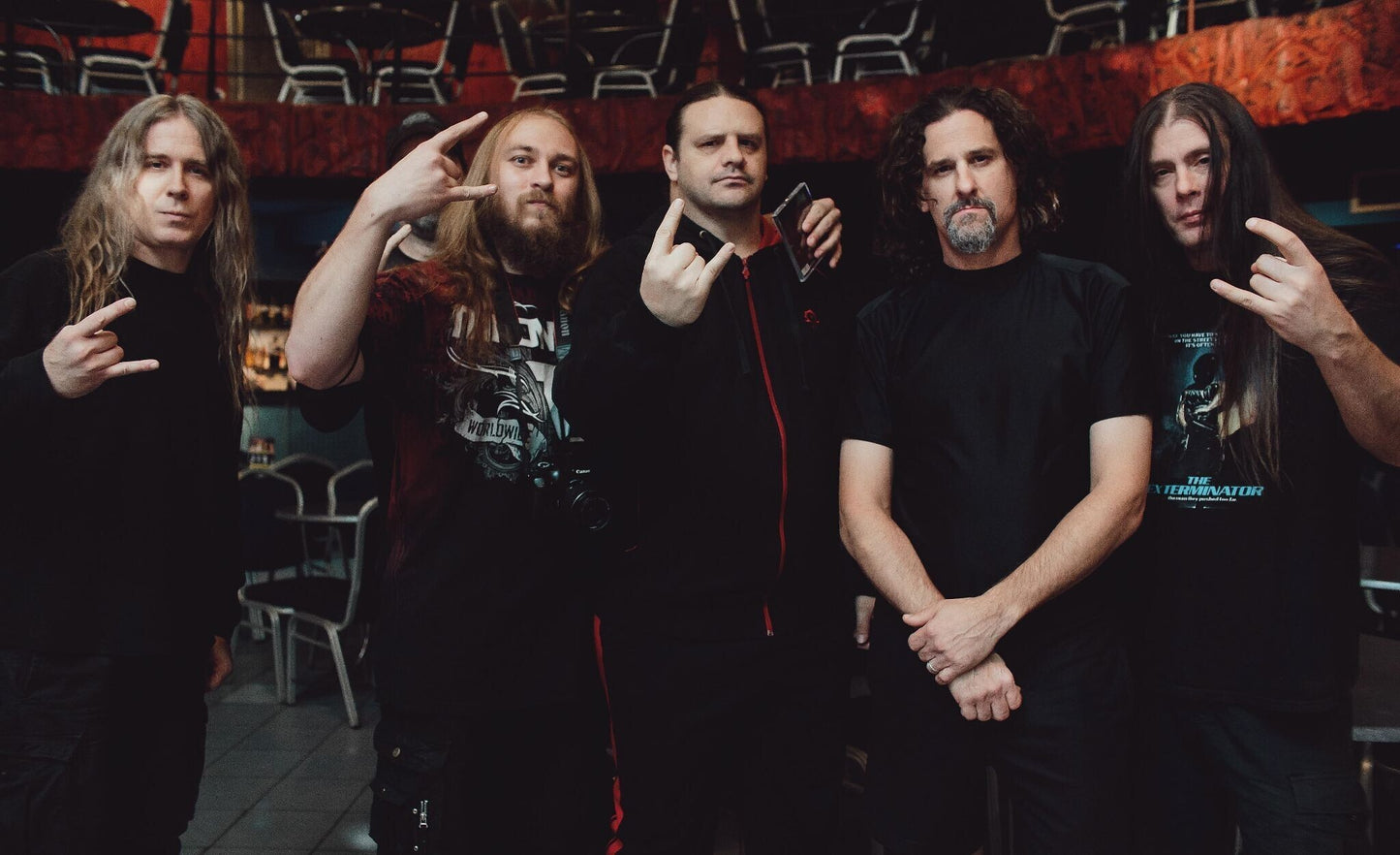 Cannibal Corpse - Death Metal Legends' Backstage Portrait, Russia, 2014 Poster