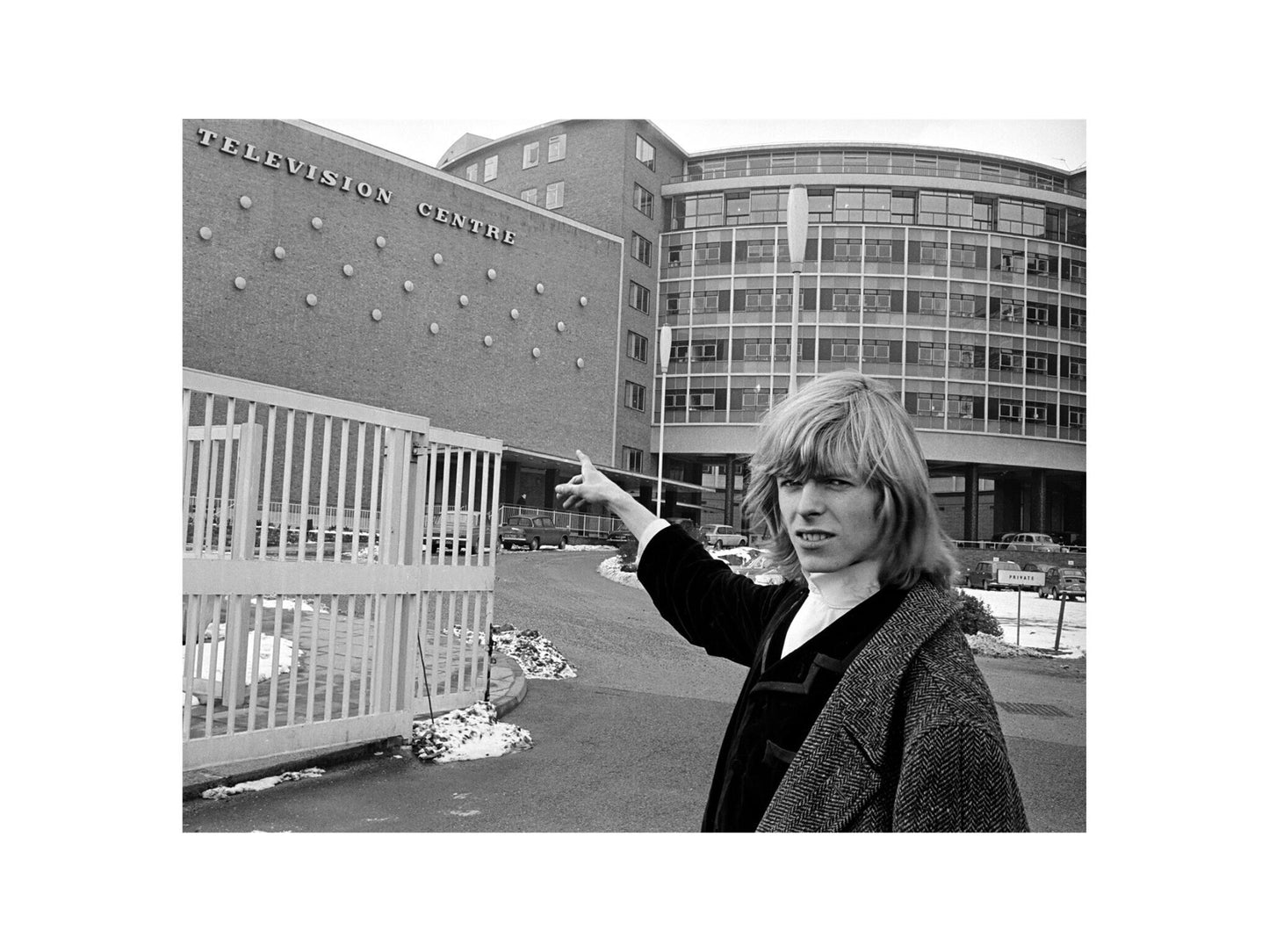 David Bowie - Outside the BBC TV Centre, England, 1965 Print 1