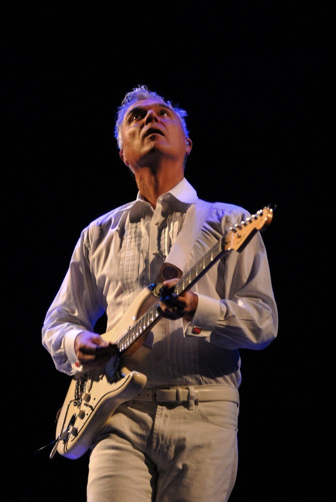 David Byrne - Playing Guitar On Stage, England, 2009 Poster (2/2)