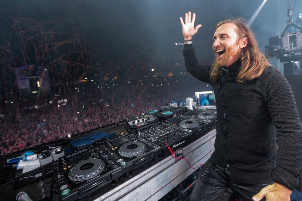 David Guetta - Looking Happy on Stage, Ireland, 2014 Poster (3/4)