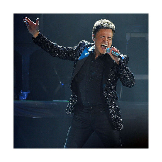 Donny Osmond - Singing on Stage, England, 2017 Print