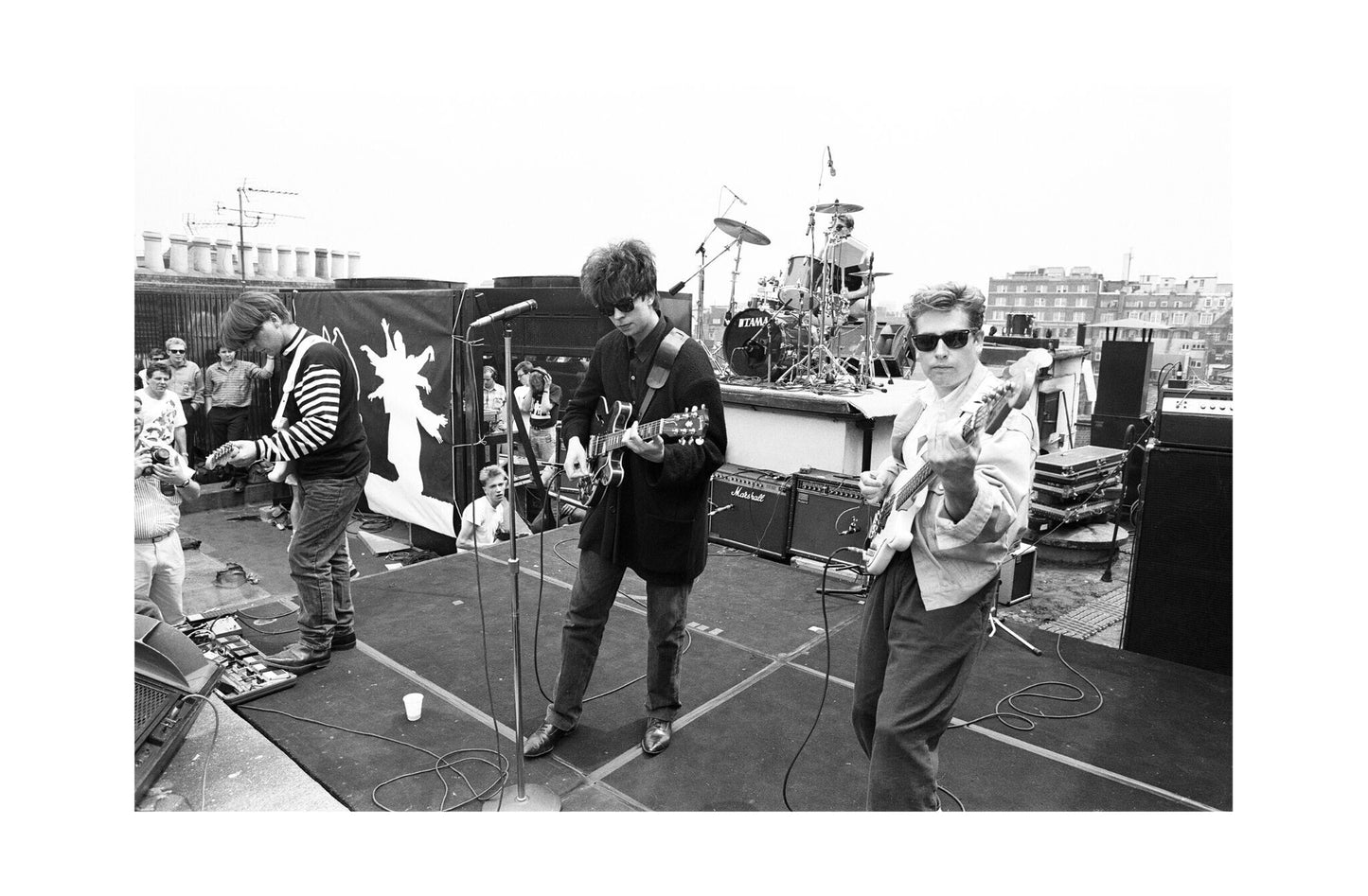 Echo & the Bunnymen – Live From a London Rooftop, England, 1987 Print