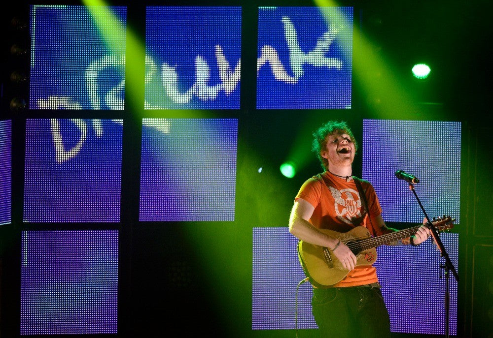 Ed Sheeran - On Stage with Projections Backdrop, Australia, 2012 Poster (3/3)