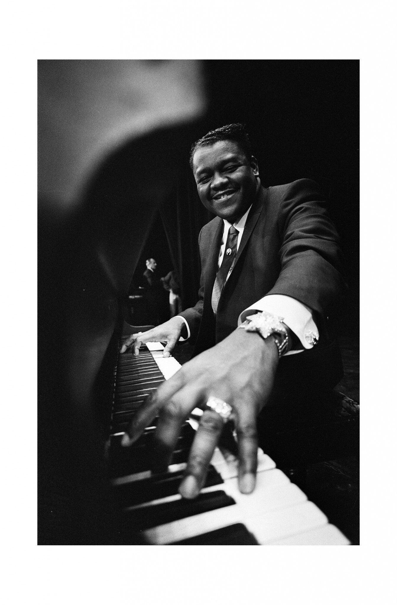 Fats Domino - American Rock & Roller at the Piano, 1967 Print