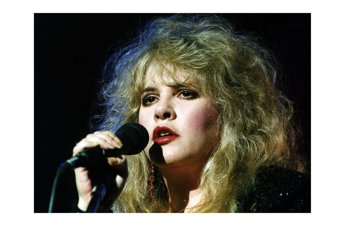 Fleetwood Mac - Stevie Nicks' Singing Portrait, Belgium, Print