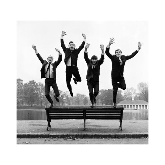 Gerry and the Pacemakers - Jumping From a Park Bench, 1964 Print