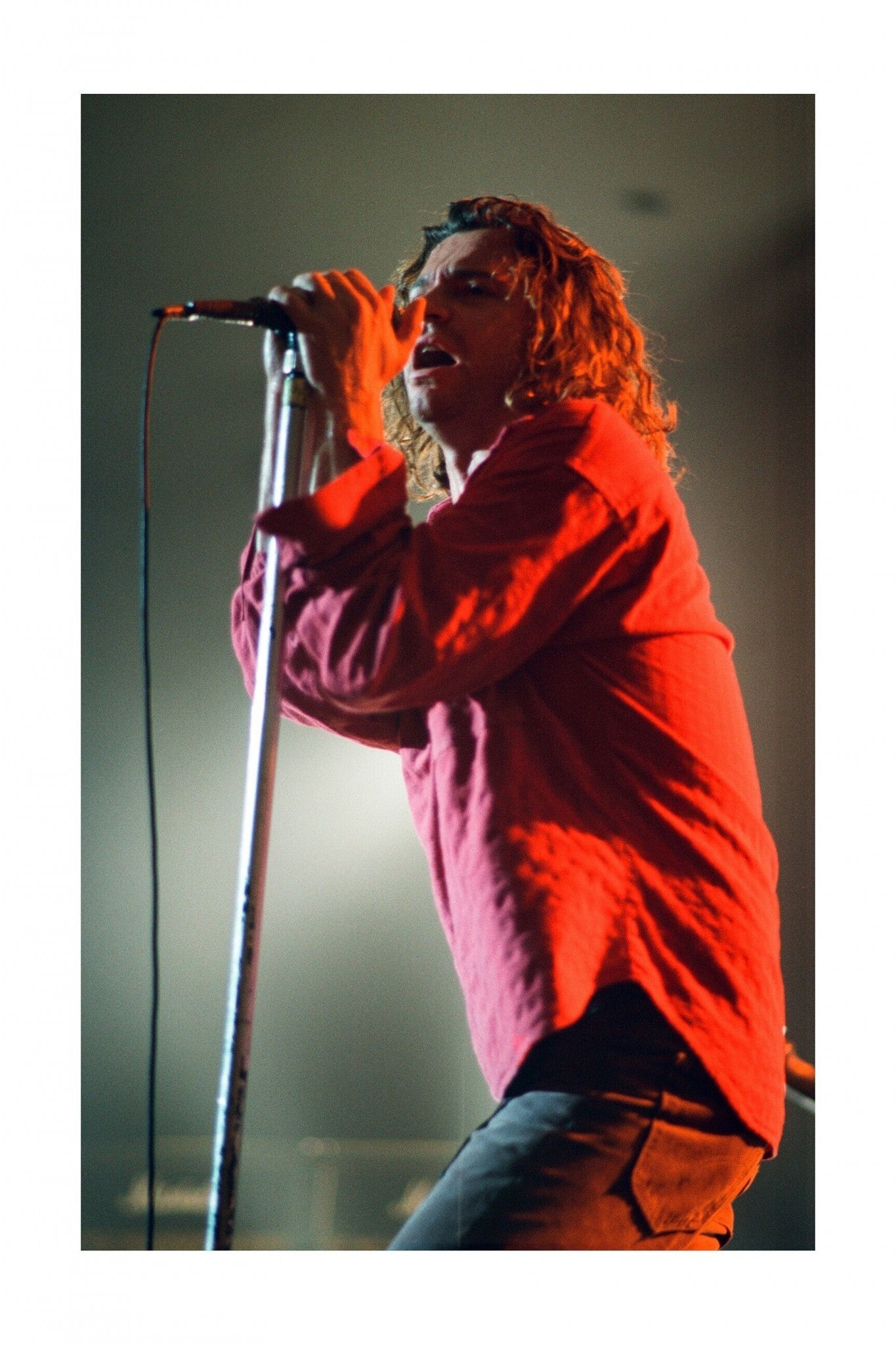 INXS - Michael Hutchence Stage Portrait, Wales, UK, 1993 Print (4/4)