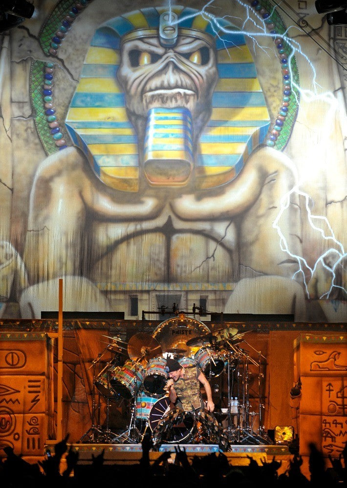 Iron Maiden - On Stage with Sphynx Eddie Backdrop, Australia, 2008 Poster (5/11)