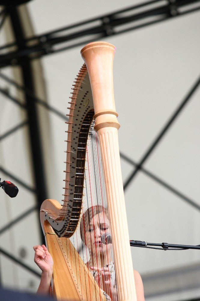 Joanna Newsom - Playing the Harp and Singing on Stage, England, 2008 Poster (2/2)