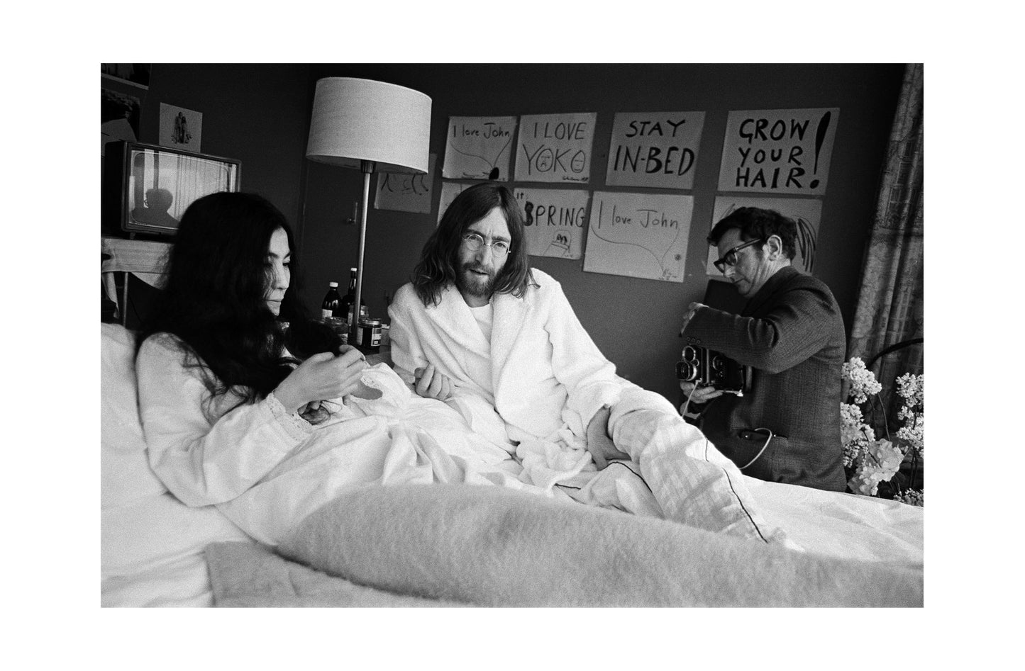 John Lennon - In Bed With Yoko Ono, Holland, 1969 Print 2