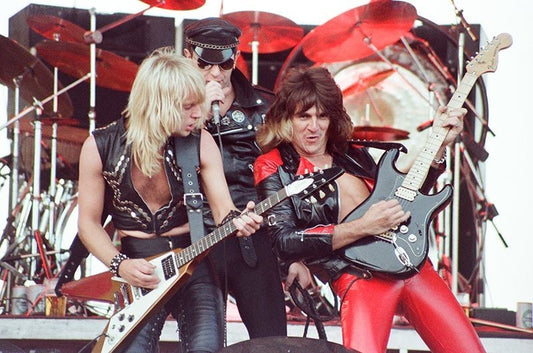Judas Priest - Duelling Guitars Live at Donington, 1980 Poster