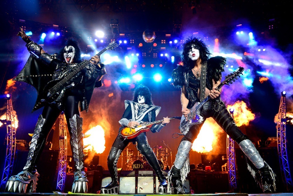 Kiss - Band On Stage with Light Show, Australia, 2013 Poster (2/3)