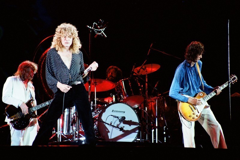 Led Zeppelin - Full Band On Stage at Knebworth Festival, England, 1979 Poster