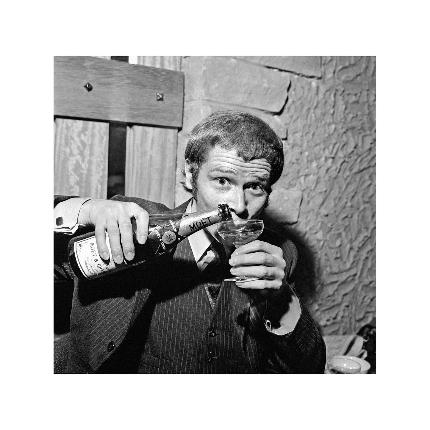 Long John Baldry - With a Bottle of Champagne, England, 1967 Print