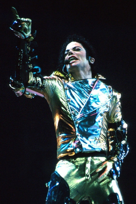 Michael Jackson - In His Gold Outfit, Australia, 1996 Poster
