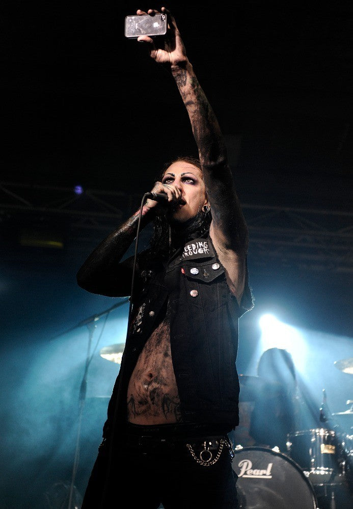 Motionless in White - Chris Motionless Filming the Audience, Australia, 2012 Poster (1/2)