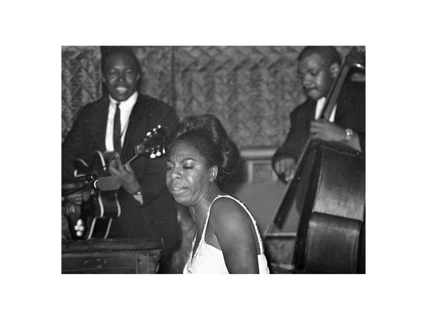 Nina Simone - At the Piano Live at Annies Club, 1965 Print