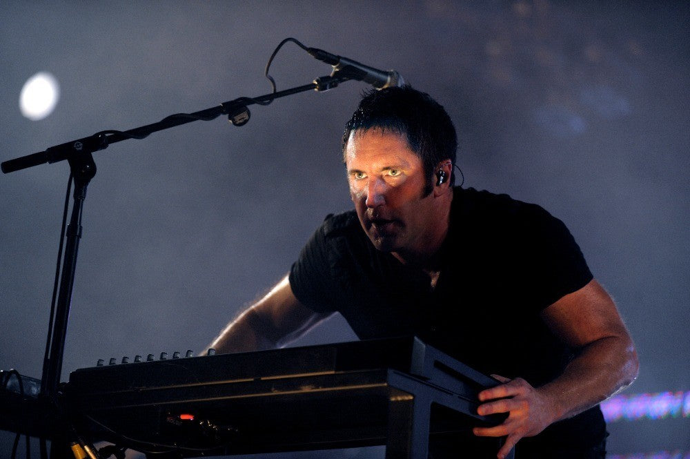 Nine Inch Nails - Trent Reznor with His Synths on Stage, Australia, 2009 Poster (3/3)