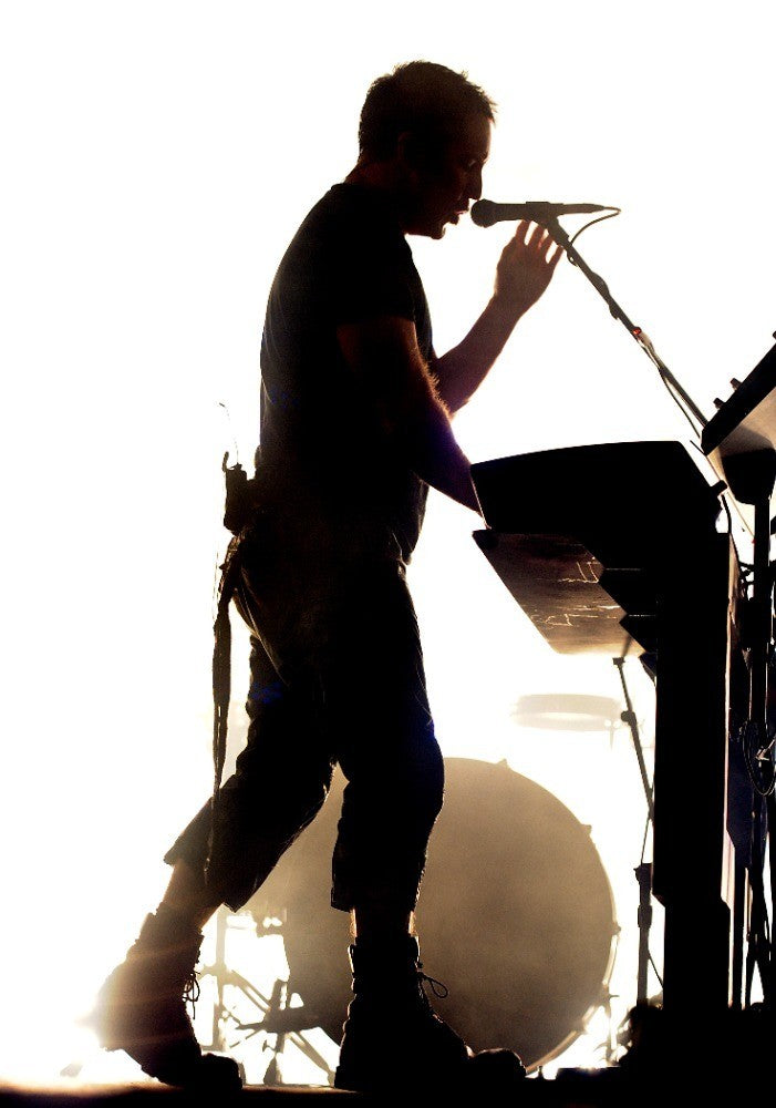 Nine Inch Nails - Trent Reznor's Playing Synths on Stage with Silhouette, Australia, 2009 Poster (1/3)