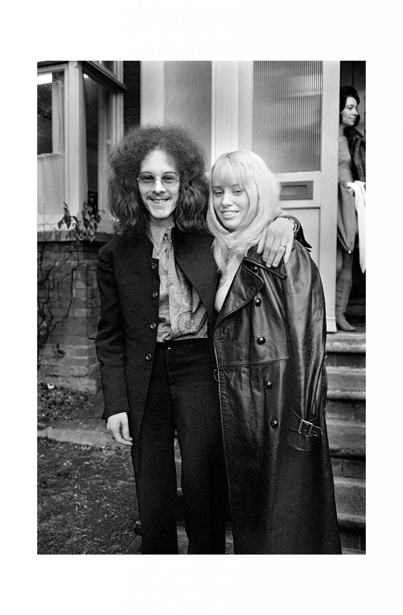 Noel Redding - With His New Bride Susan Fonsby, 1969 Print