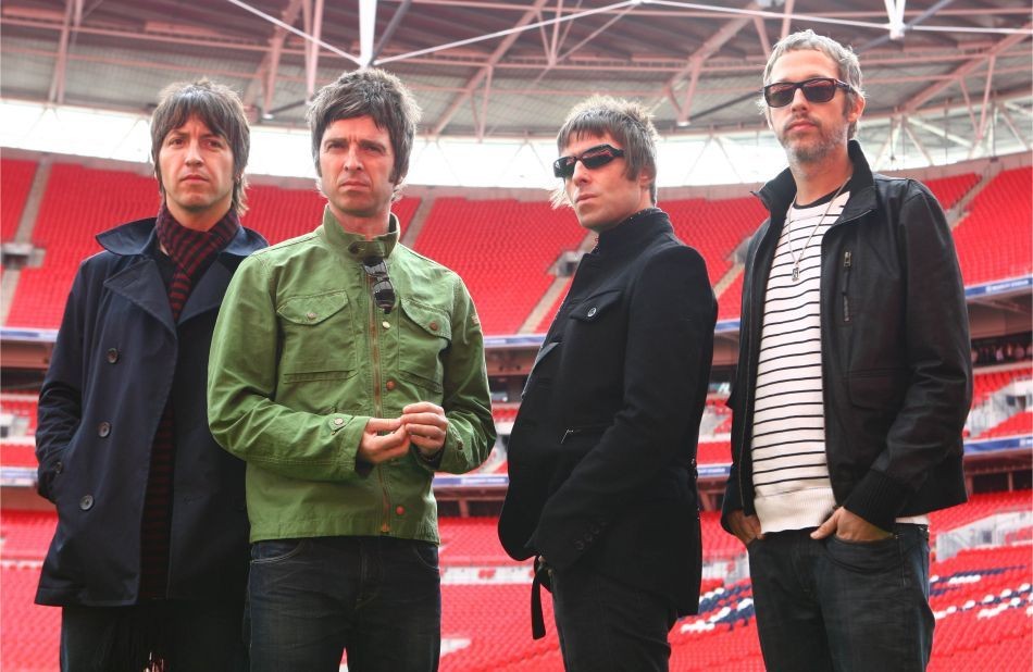 Oasis - Band Photoshoot at Wembley Stadium, England, 2008 Poster (2/2)