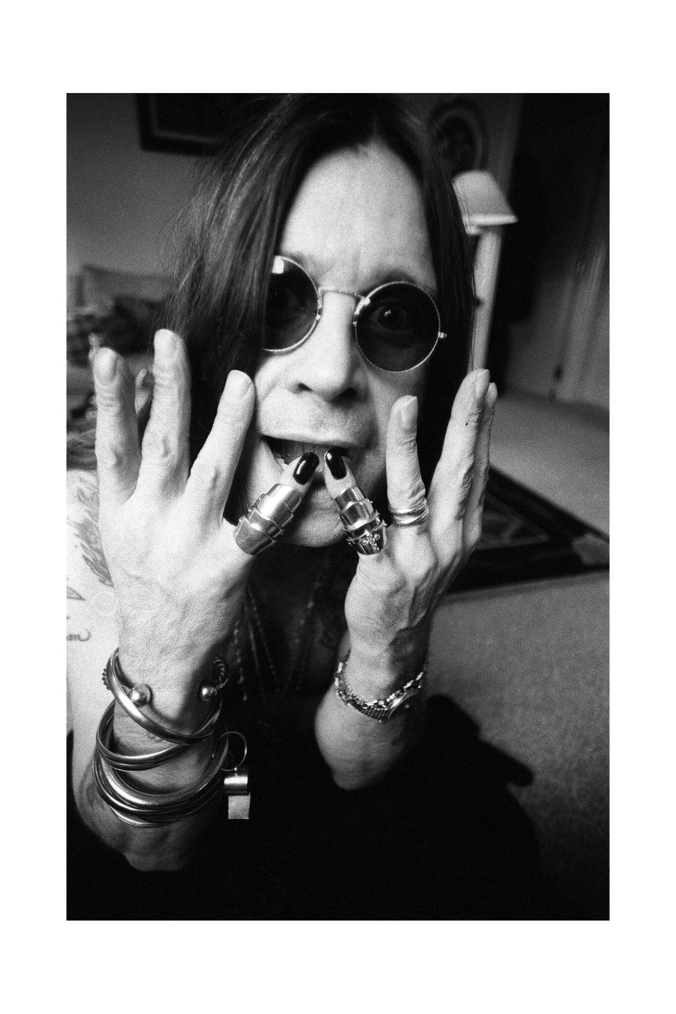 Ozzy Osbourne - Ring-studded Fingers, England, 1997 Print (3/5)