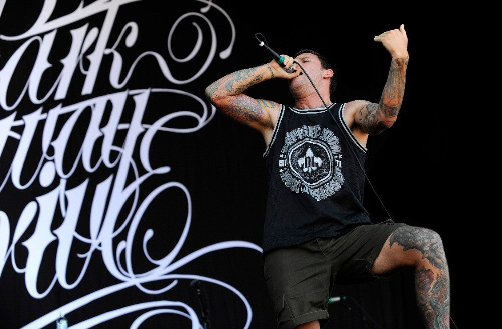 Parkway Drive - Winston McCall On Stage with Band Logo Backdrop, Australia, 2012 Poster (3/3)