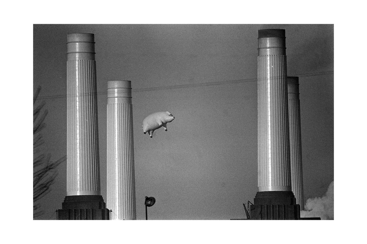 Pink Floyd - Flying Pig Over Battersea Power Station, England, 1976 Print 1