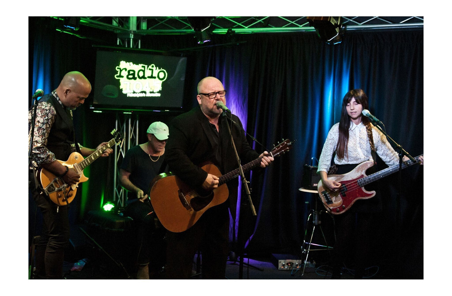 Pixies - Playing a Live Radio Gig, USA, 2017 Print