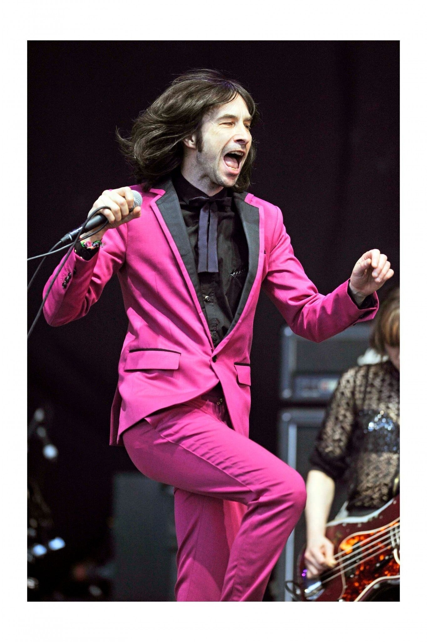 Primal Scream - Bobby Gillespie Dancing on Stage, 2000 Print