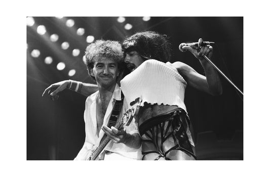 Queen - Freddie Mercury and John Deacon Live, England, 1984 Print (3/5)