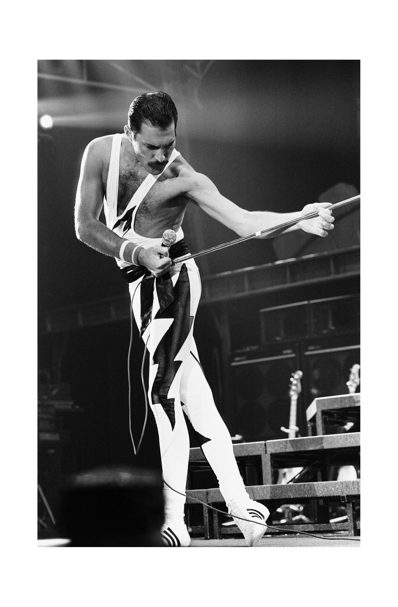Queen - Freddie Mercury In His Lightning Bolt Suit, England, 1984 Print (1/5)
