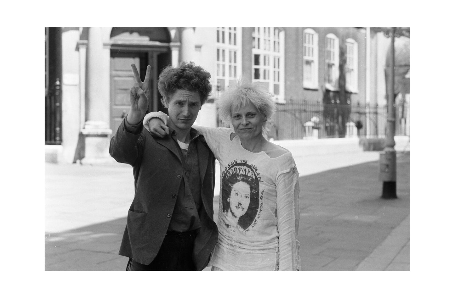 Sex Pistols - Malcolm McLaren With Vivienne Westwood, England, 1977 Print