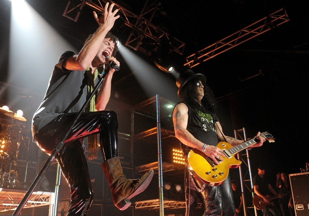 Slash - On Stage with Andrew Stockdale, Australia, 2010 Poster (4/5)