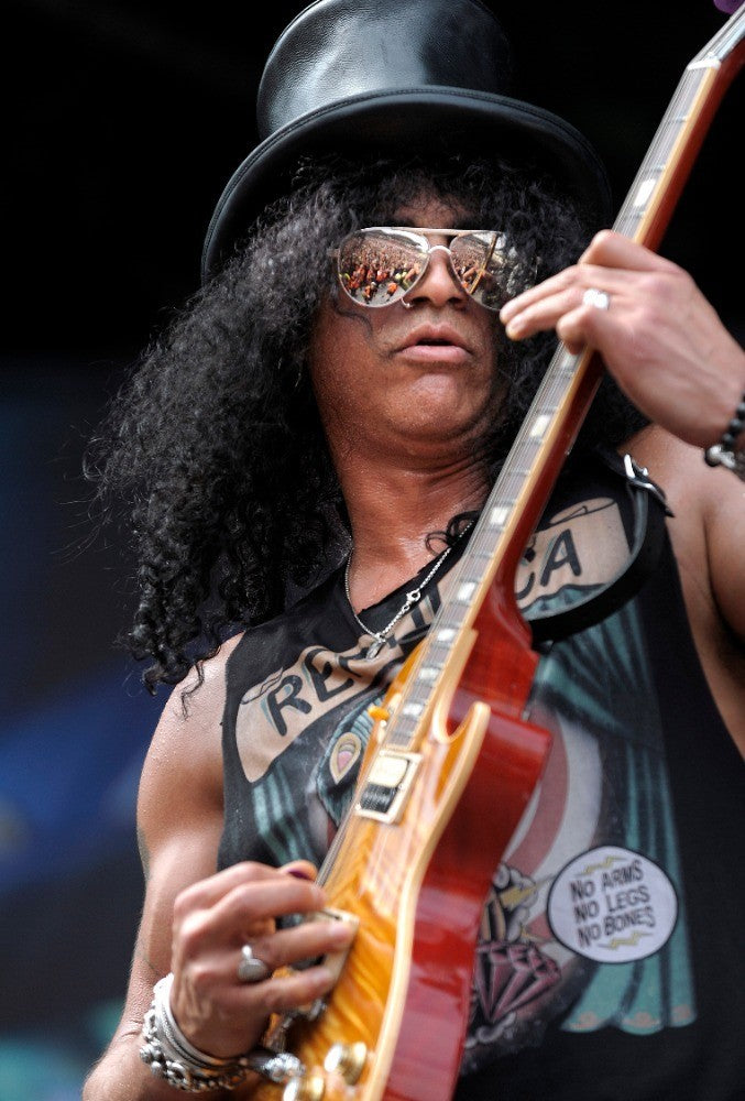 Slash - Closeup Playing Guitar on Stage, Australia, 2011 Poster (3/4)