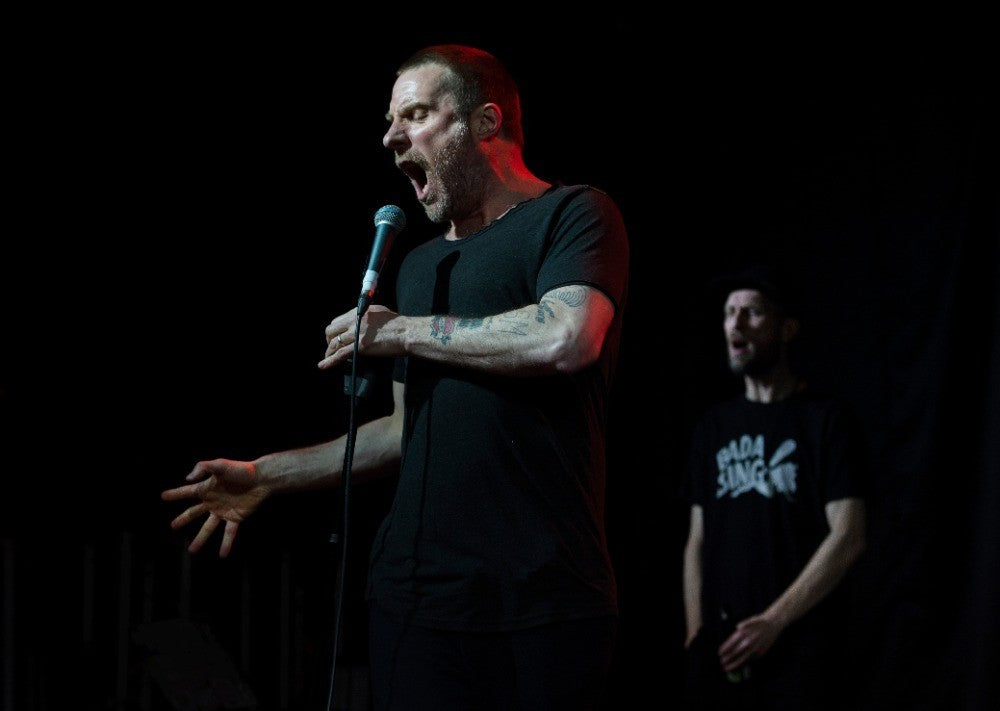 Sleaford Mods - Andrew and Jason on Stage at the Manchester Academy, England, 2019 Poster 2